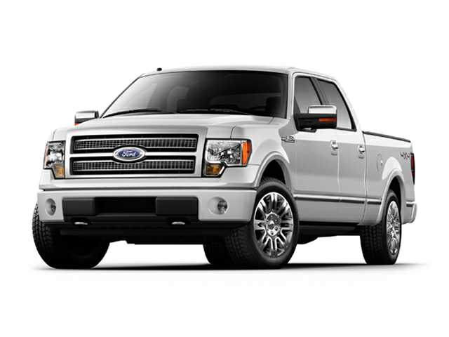 2010 white ford f-150 truck