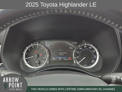 2025 Toyota Highlander LE