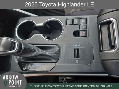 2025 Toyota Highlander LE