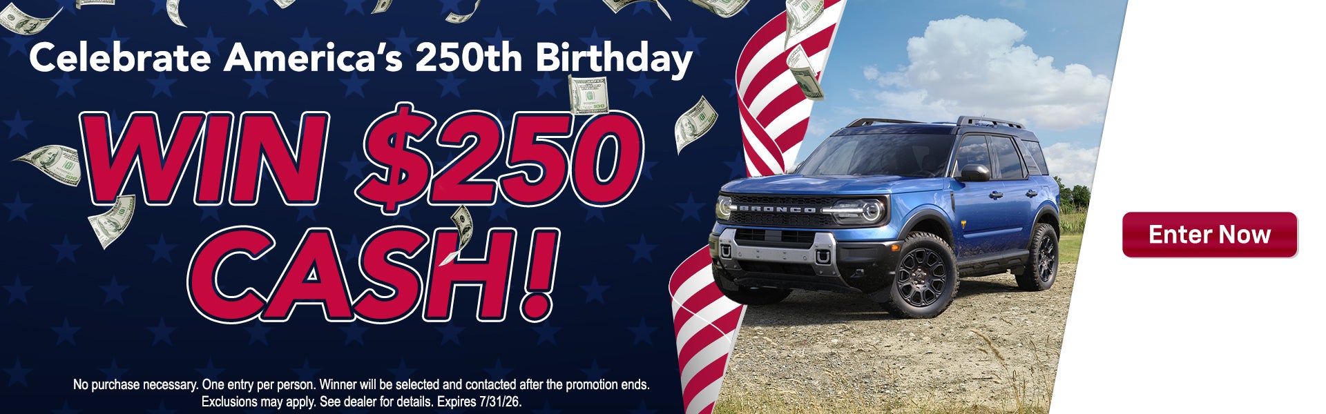 USA 250 Cash Giveaway