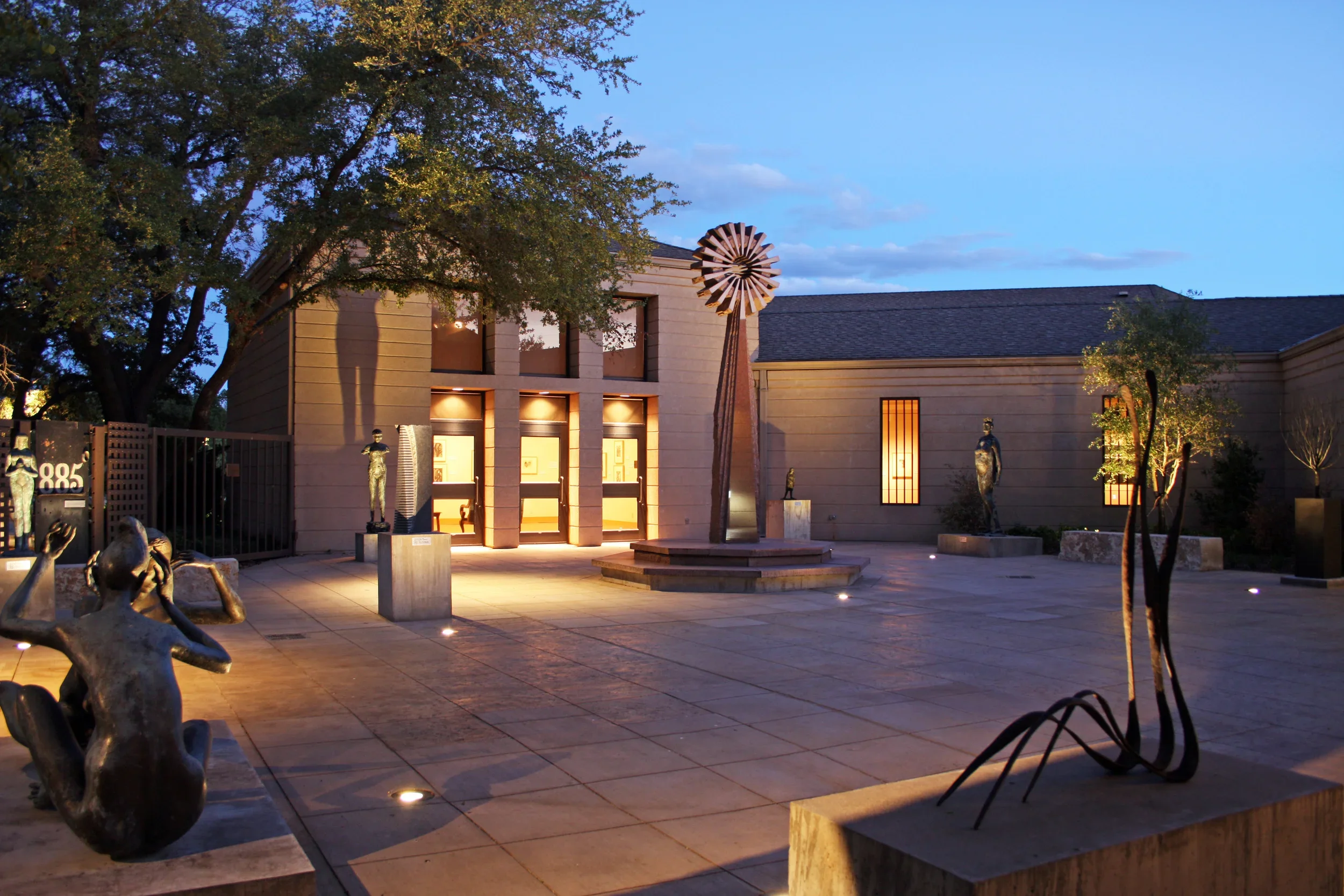 Albany Texas courthouse square and Old Jail Art Center