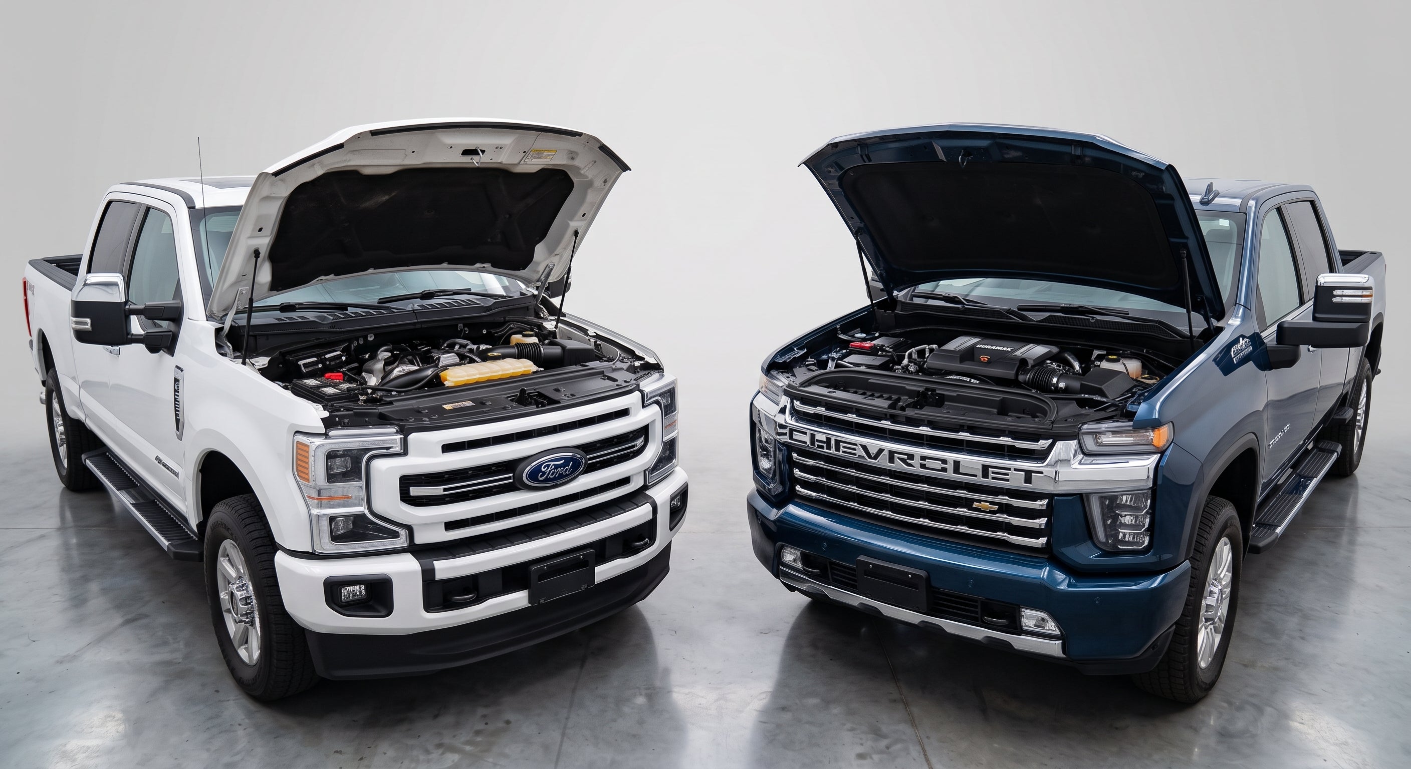 Used gas and diesel truck engine comparison