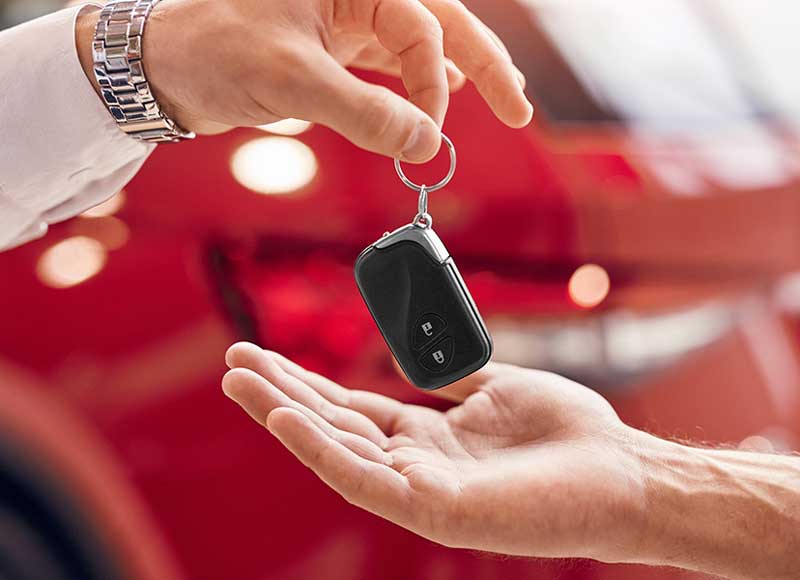 Customer trading in a vehicle to lower an auto loan