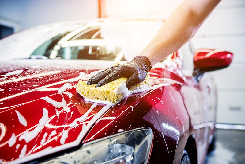 Clean vehicle before a trade-in appraisal